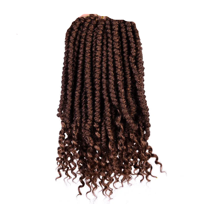12" Senegalese Twist Crochet Hair Extensions | Pure Synthetic Braiding Hair Luxegan