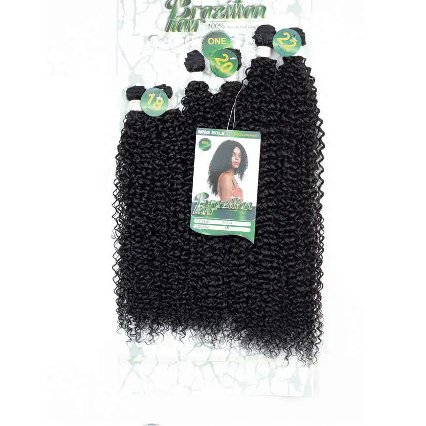 Ombre Curly Synthetic Hair Bundles with Free Closure – 6 Pcs Pack 18"–22" Hair Weave Luxegan
