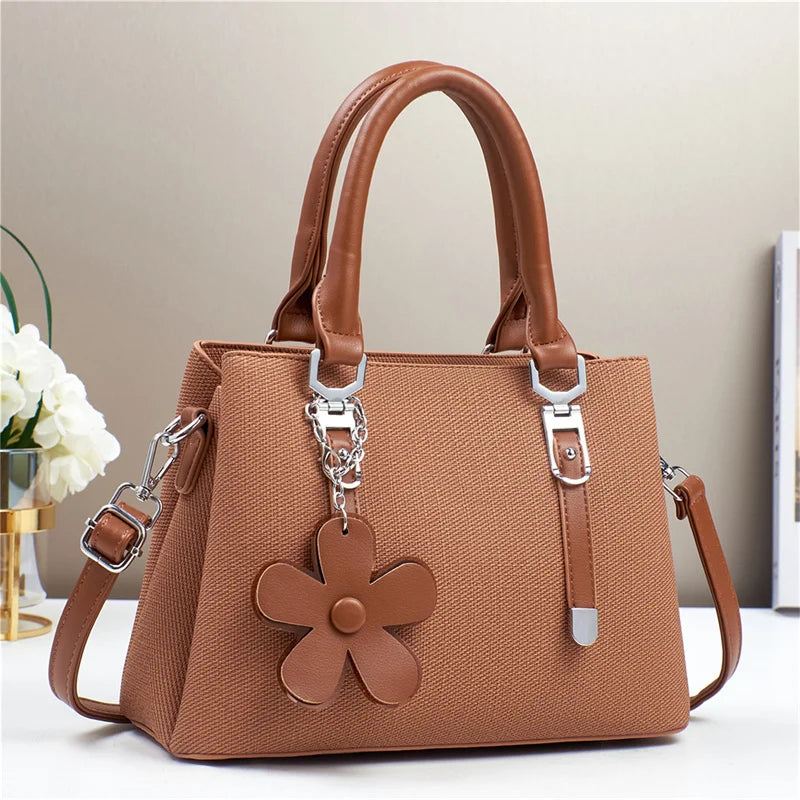 Factory Fashion High Luxury Crossbody Bag | Handmade Large Capacity Women’s Shoulder Bag | Premium PU Leather Designer Tote | Minimalist Fashion Commuter Purse (Model 21462) Luxegan