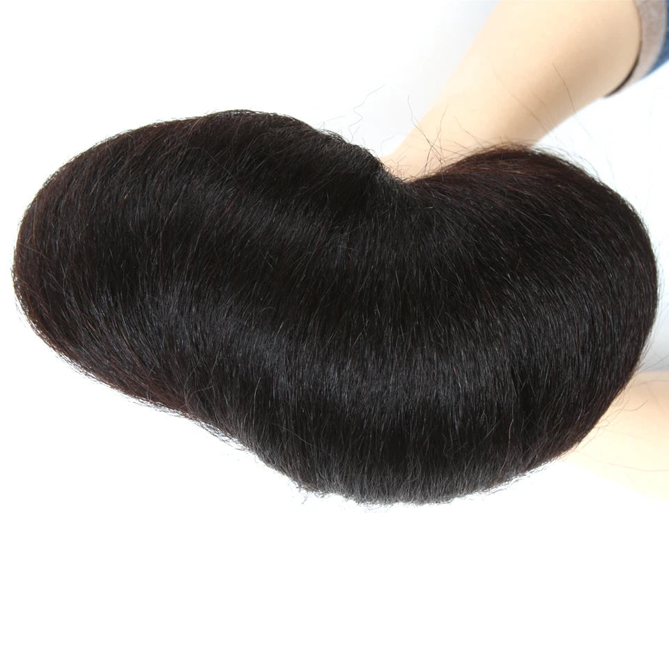 Rebecca Brazilian Yaki Straight Human Hair Extensions | 100% Remy Double Weft Bundles Luxegan