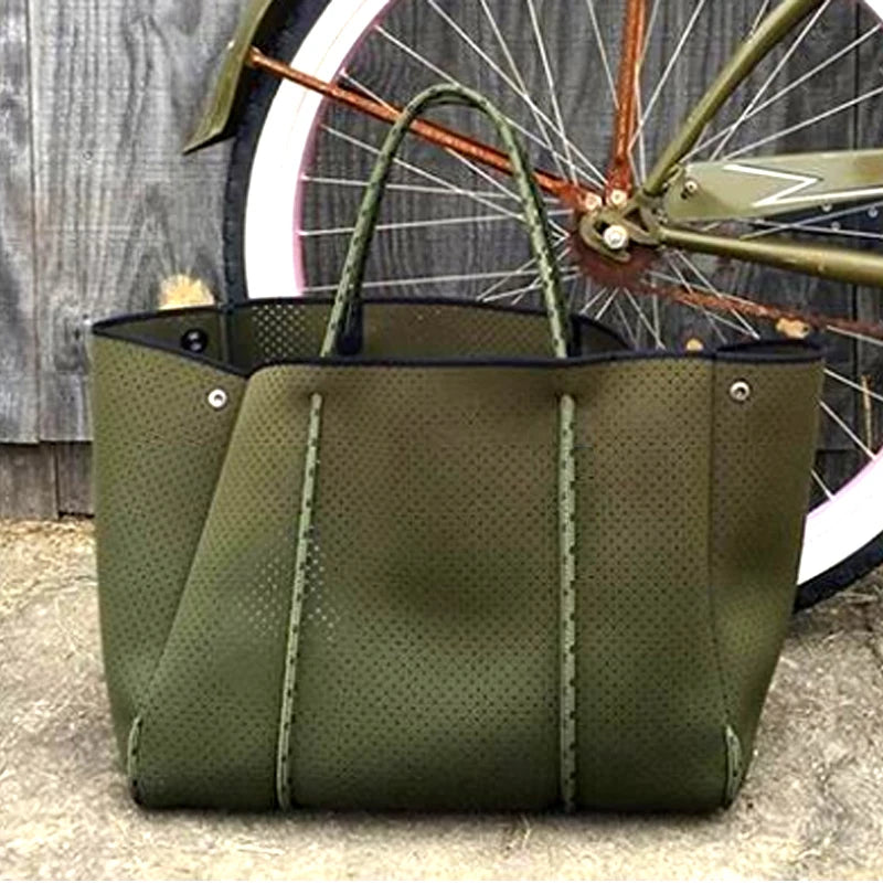 Luxury Lightweight Neoprene Tote | Versatile Shopping Shoulder Bag | Women’s Casual Fashion Crossbody & Handbag Luxegan