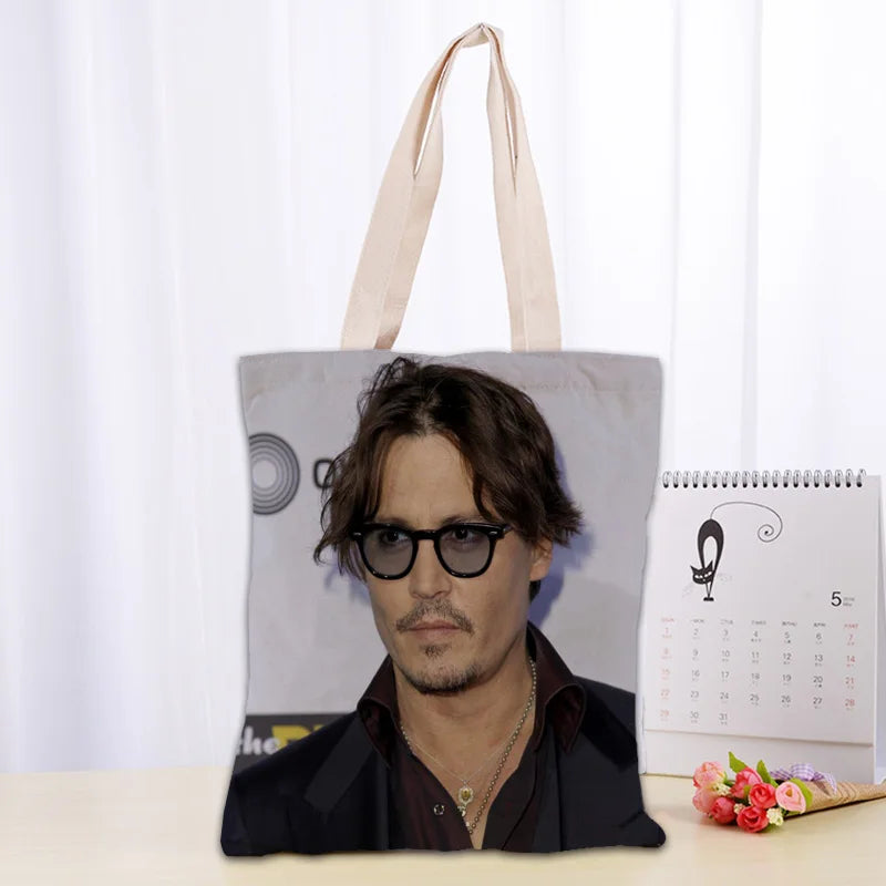 Cotton Canvas Cartoon Tote Bag | Soft Eco-Friendly Foldable Shopper Luxegan