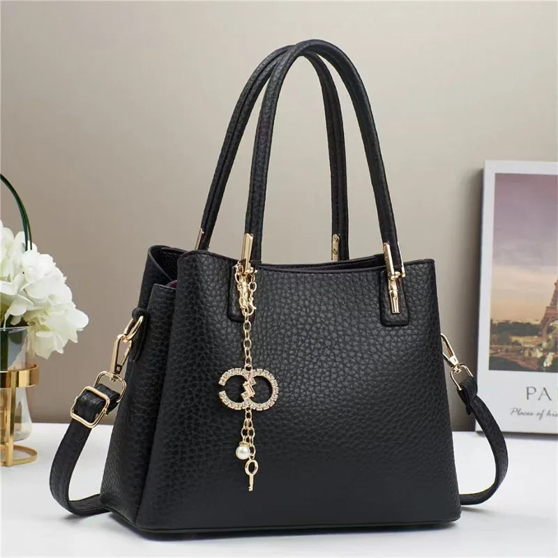Factory Fashion High-End Women’s Handbag | Large Capacity Crossbody & Shoulder Bag | Waterproof Candy Pattern Casual Tote | Designer Cover-Closure Bag (Model BTL-22144) Luxegan