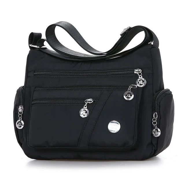 Waterproof Nylon Oxford Crossbody Bag | Large Capacity Handbag Luxegan