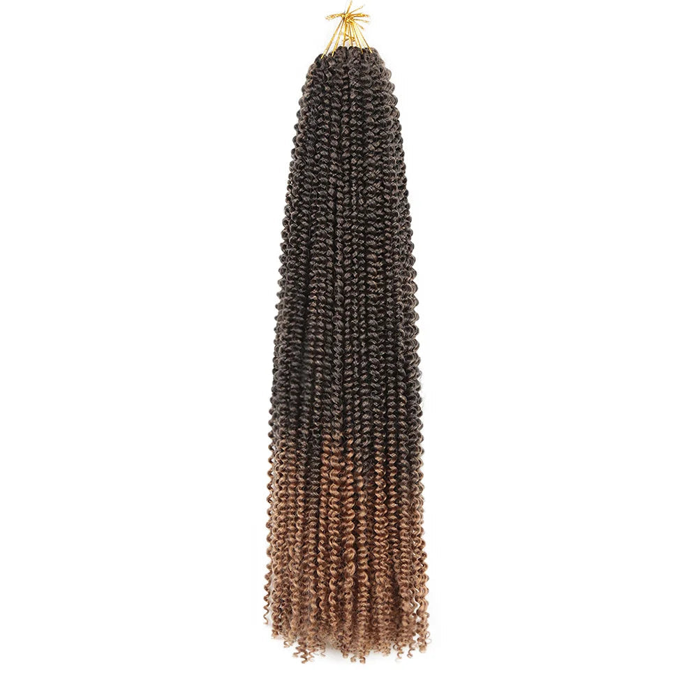 30" Passion Twist Crochet Hair - Ombre - Pre-Looped - 16 Strands/Pack - Synthetic