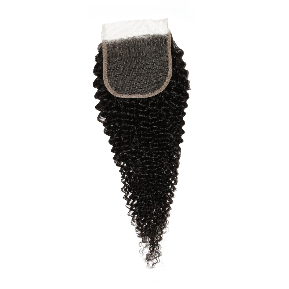 Jerry Curl 4x4 Transparent Lace Human Hair Closure Luxegan
