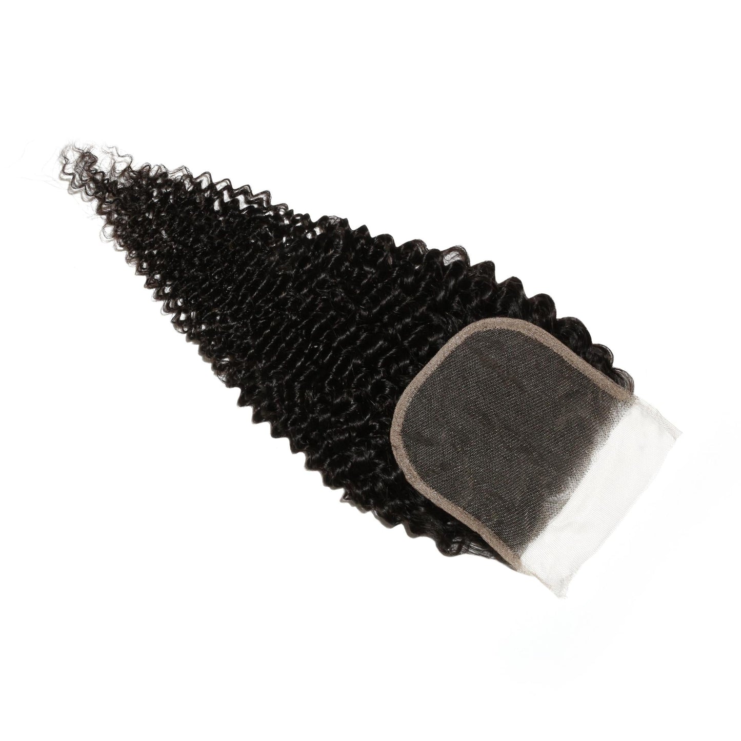 Jerry Curl 4x4 Transparent Lace Human Hair Closure Luxegan