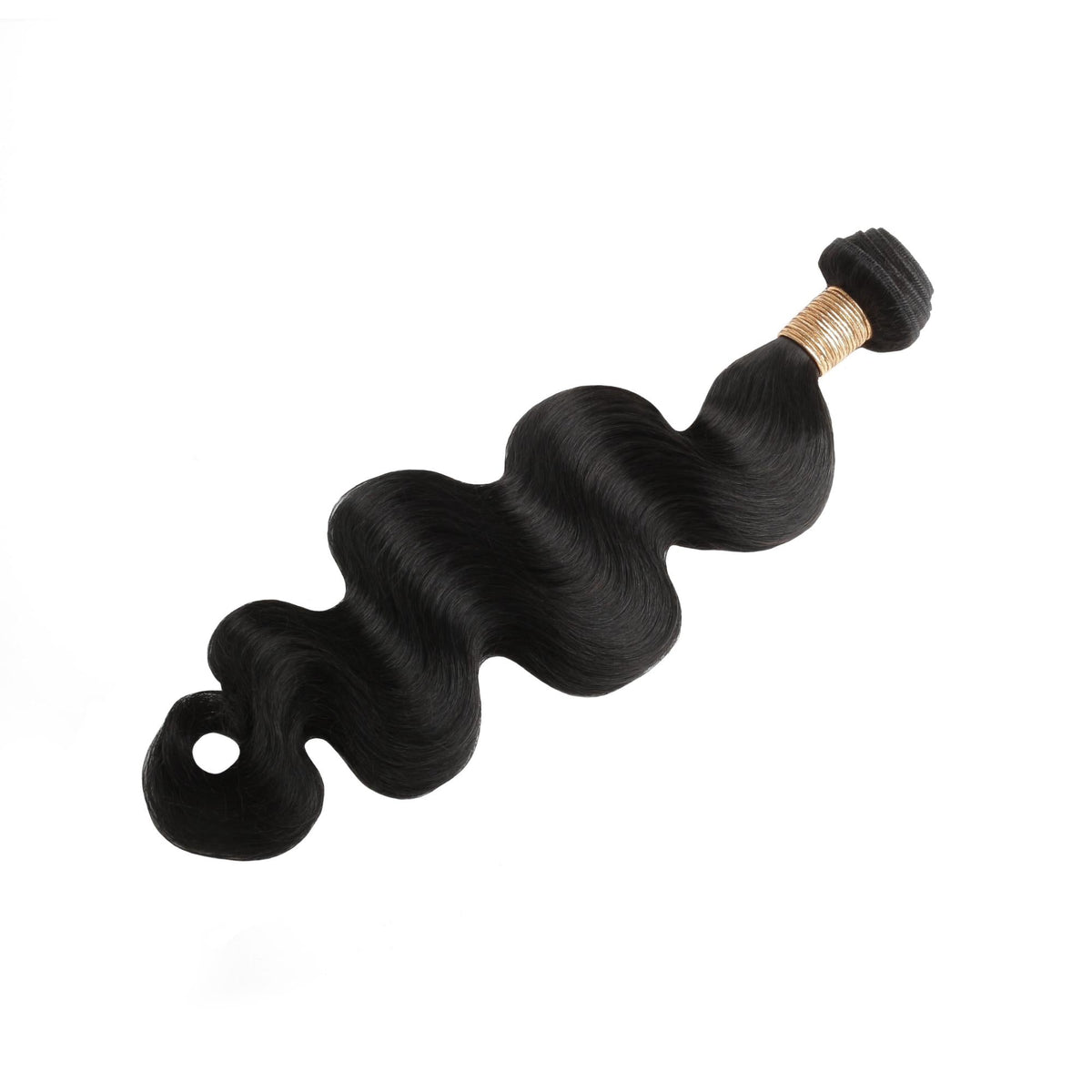 Jet Black Body Wave 100% Human Hair Bundles Luxegan