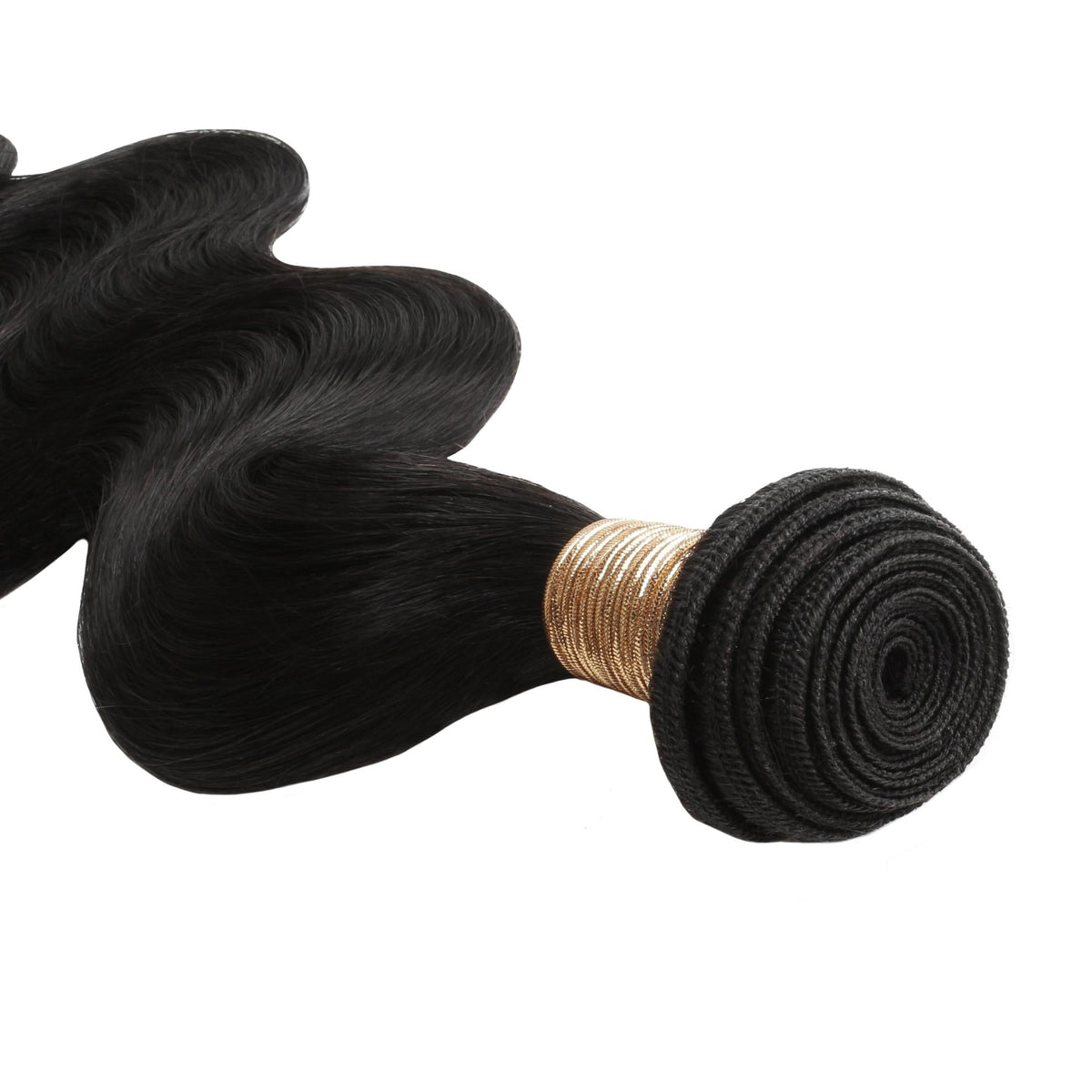 Jet Black Body Wave 100% Human Hair Bundles Luxegan