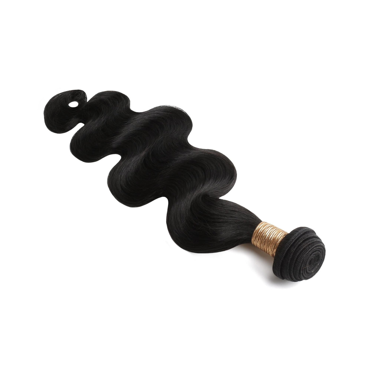 Jet Black Body Wave 100% Human Hair Bundles Luxegan