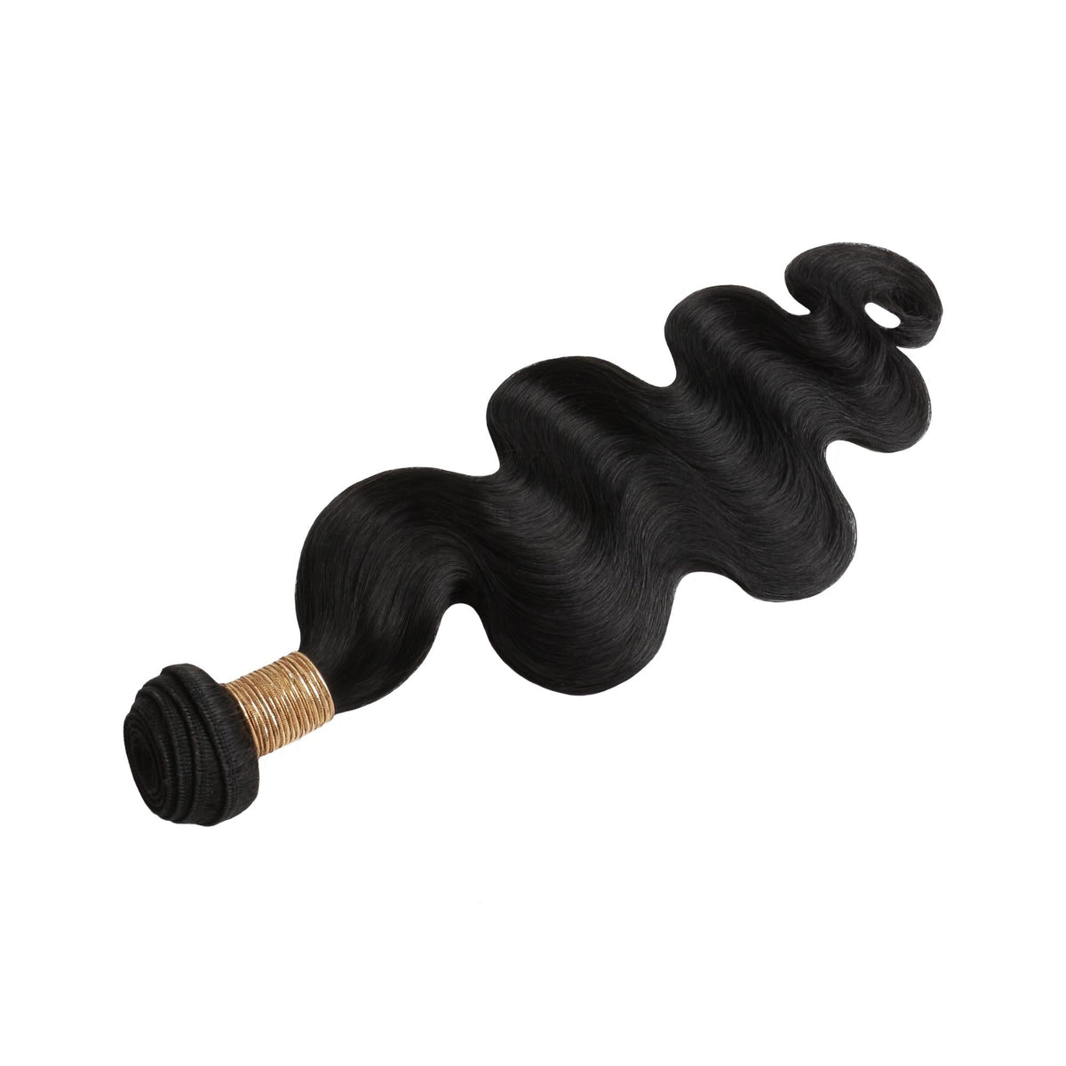 Jet Black Body Wave 100% Human Hair Bundles Luxegan