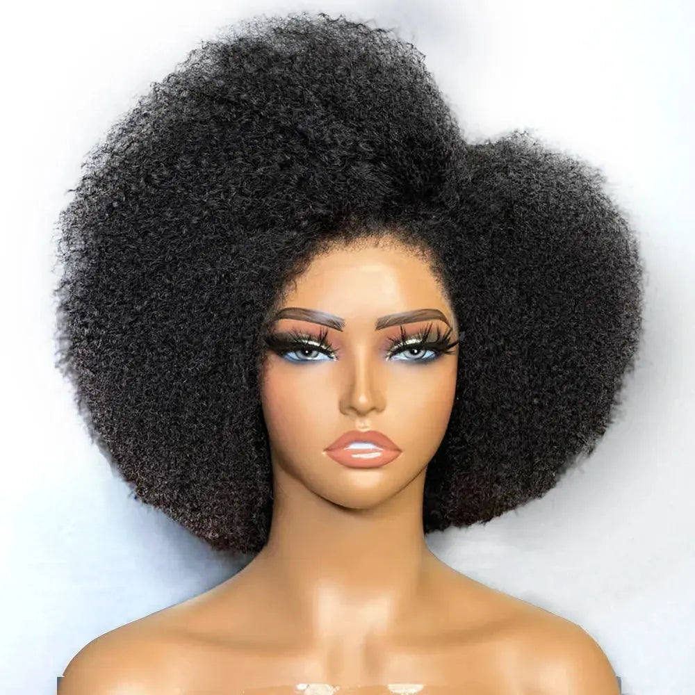 Kinky Curly Afro Short Bob Human Hair Luxegan