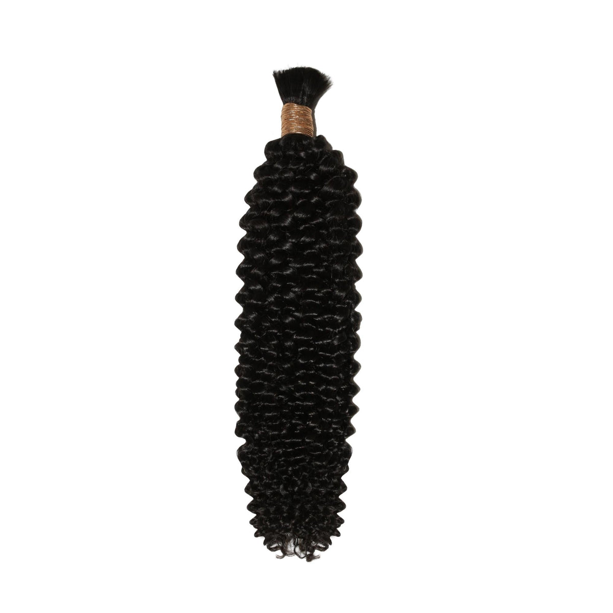 Kinky Curly Bulk 100% Human Braiding Hair Luxegan