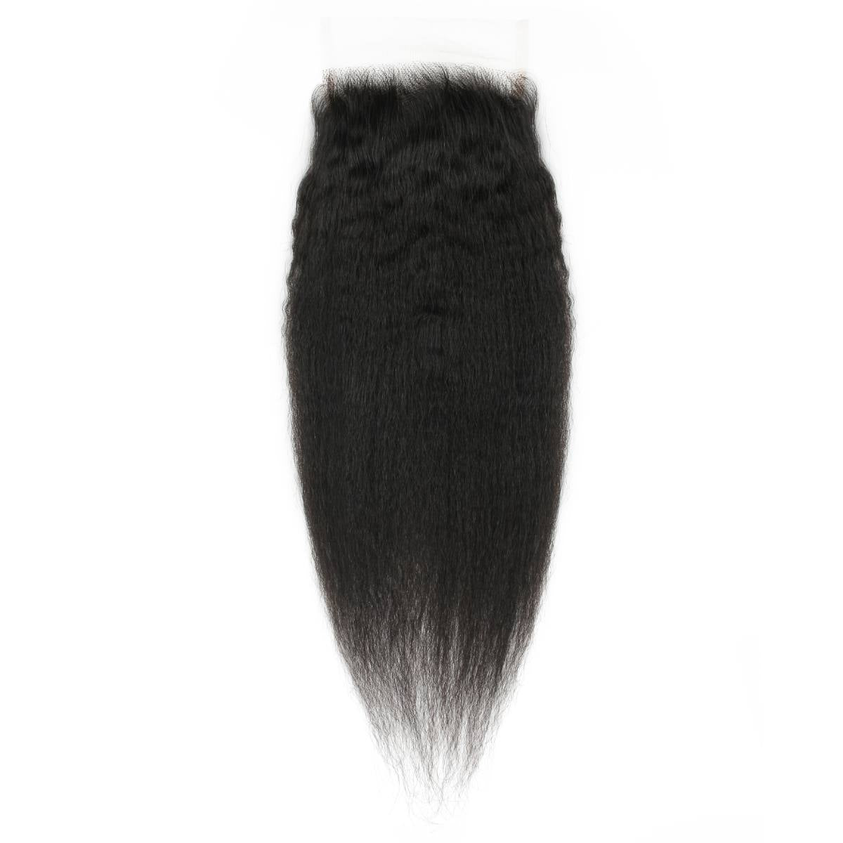 Kinky Straight 5x5 HD Lace Human Hair Closure Luxegan