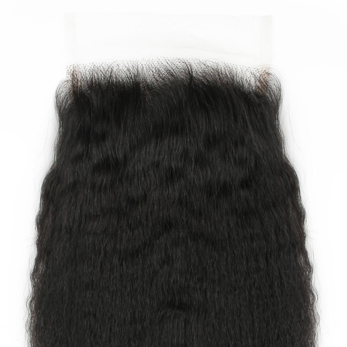 Kinky Straight 5x5 HD Lace Human Hair Closure Luxegan