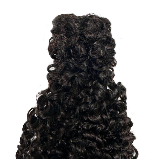 Kinky Curly 100% Human Hair Ponytail Extension Luxegan