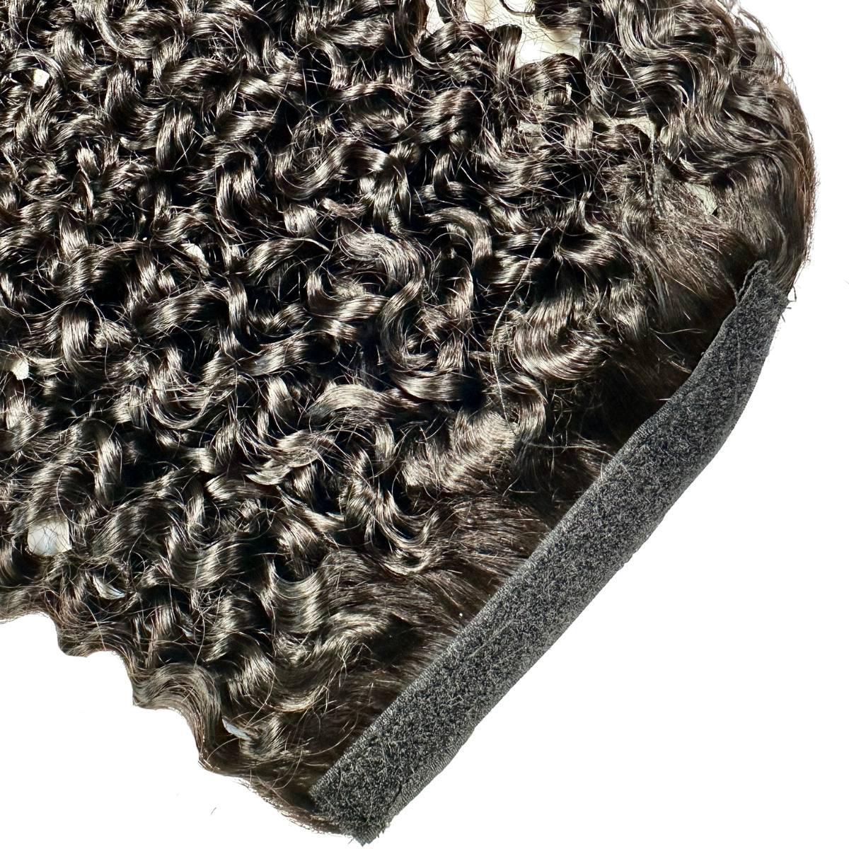 Kinky Curly 100% Human Hair Ponytail Extension Luxegan