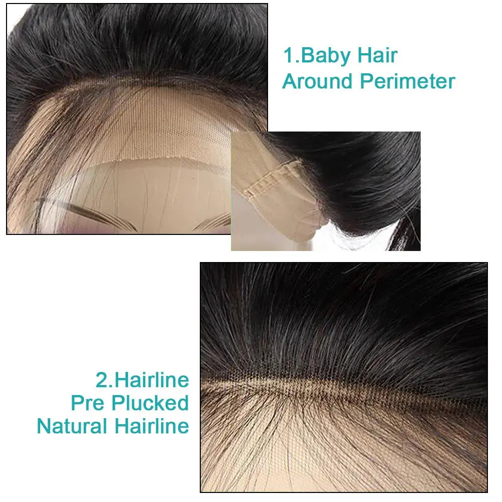 Malaysian | Lace Frontal | Body Wave | Human Hair | HD Lace Frontal | Pre Plucked | Glueless Wigs Luxegan