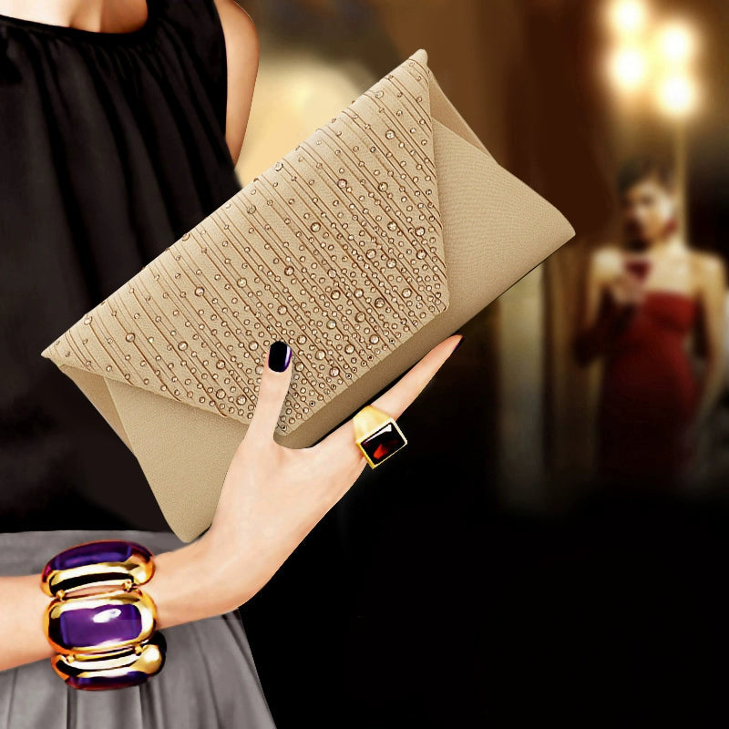 Mercerized Cotton Envelope Clutch | Soft Western Style Dinner Bag for Cheongsam Luxegan