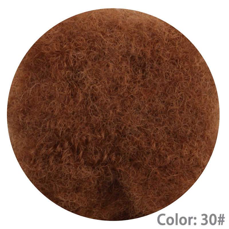 Reggae African Black Dreadlocks | 65cm South Korea Protein Filament Dreadlocks (Human Hair & Synthetic Blend, Bleaching & Dyeing) Luxegan