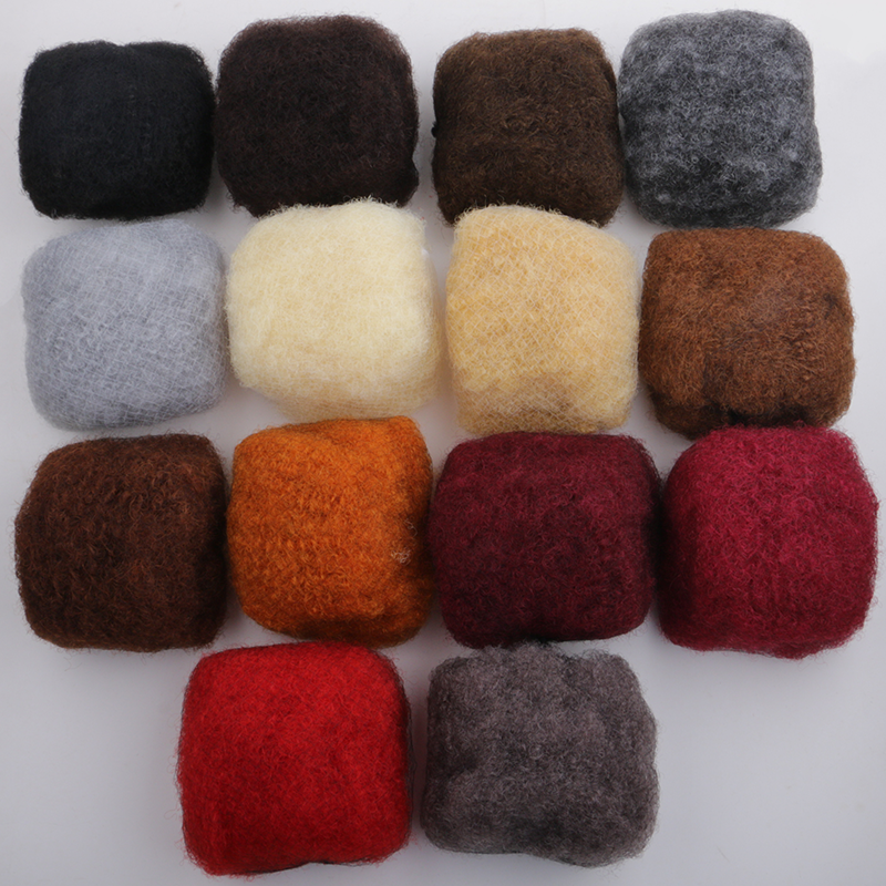 Reggae African Black Dreadlocks | 65cm South Korea Protein Filament Dreadlocks (Human Hair & Synthetic Blend, Bleaching & Dyeing) Luxegan