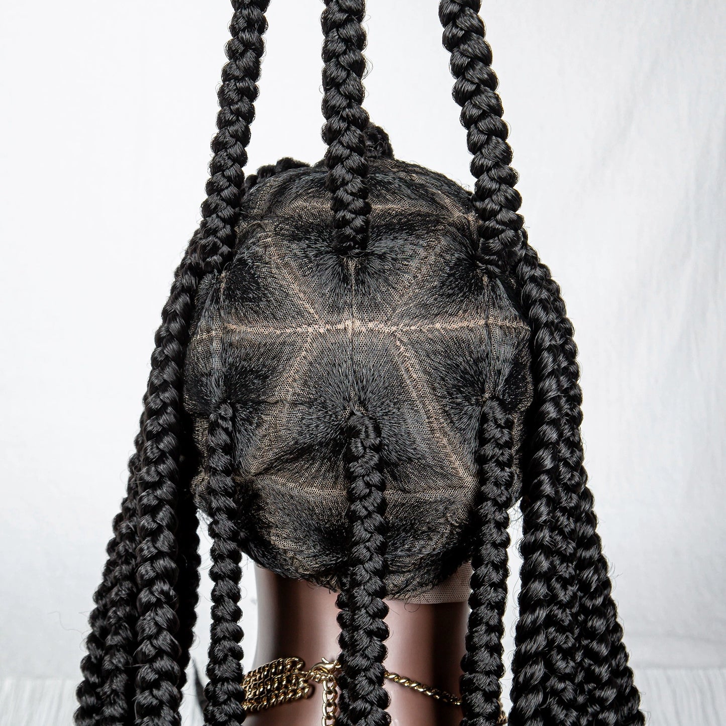 African Braids Full Lace Wig | Dreadlocks Style | Synthetic Hair | Comfortable & Stylish