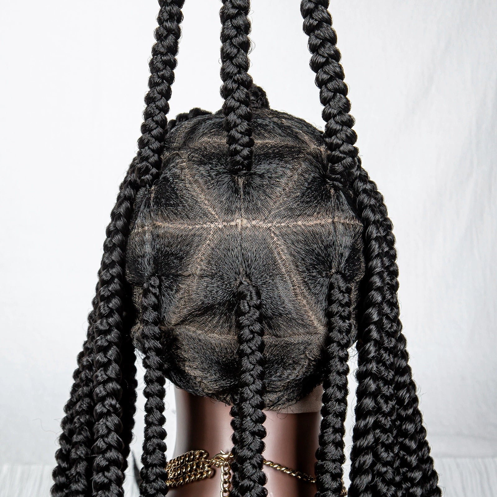 African Braids Full Lace Wig | Dreadlocks Style | Synthetic Hair | Comfortable & Stylish