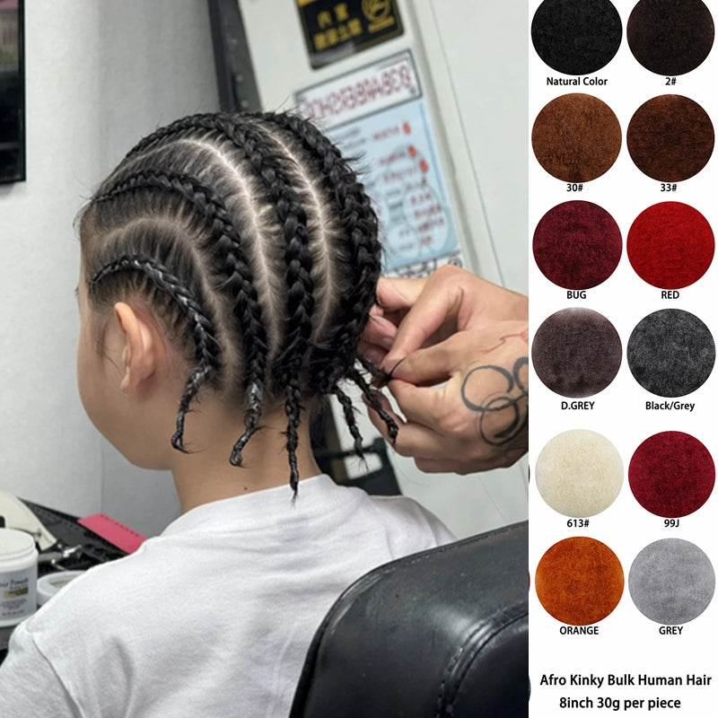 Reggae African Black Dreadlocks | 65cm South Korea Protein Filament Dreadlocks (Human Hair & Synthetic Blend, Bleaching & Dyeing) Luxegan