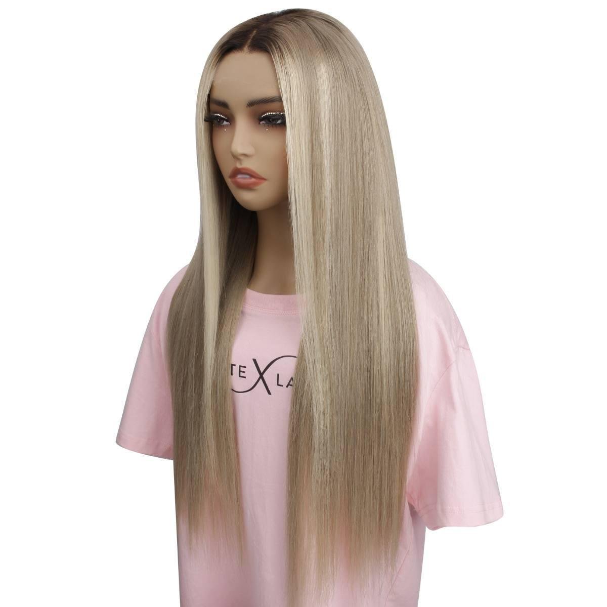 Penelope Glueless 5x5 HD Lace Professionally Colored 100% Human Hair Closure Wig Luxegan
