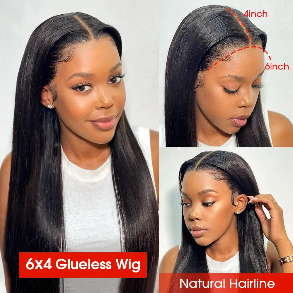 Pre Cut | No Glue | Bone Straight | Glueless | Human Hair | Brazilian |  Ready To Wear | Preplucked