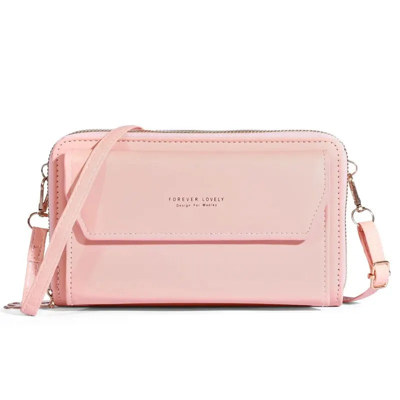 Small Hardshell Crossbody Shoulder Bag | Protective PC Cellphone Bag & Card Holder | Women’s Mini Box Purse Wallet | Durable Lightweight Travel Handbag Luxegan