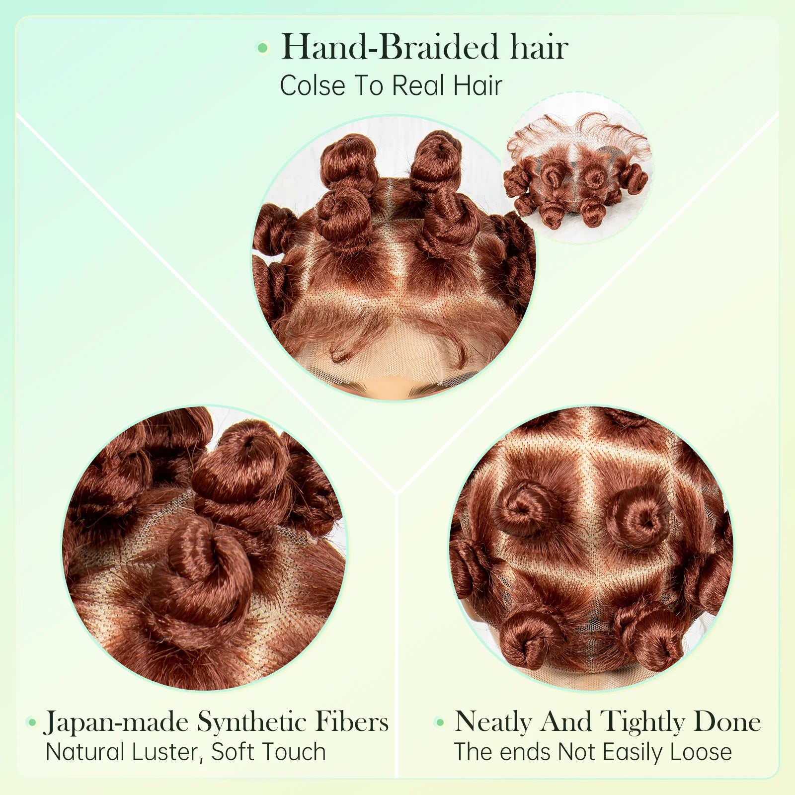 KIMA Easy Install Bantu Braids Wig | Lace Front Luxegan