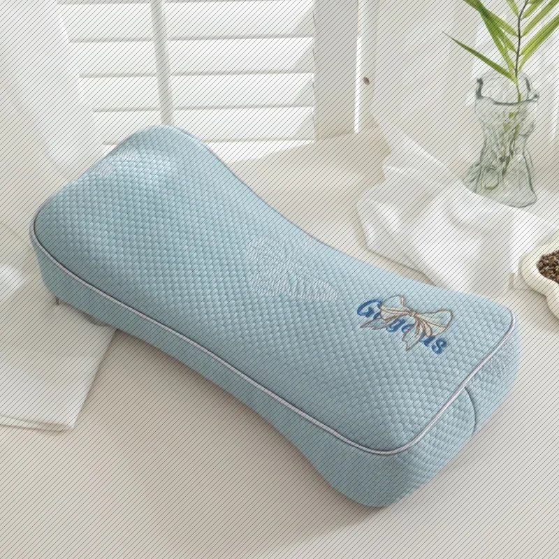 New Summer Cooling Buckwheat Pillow | Sophisticated "Doudou" Rectangular Silhouette | Elegant Breathable Student & Adult Home Essential | "Dignified" High-Performance Grade A Bedding for Radiant Versatile Styling Luxegan