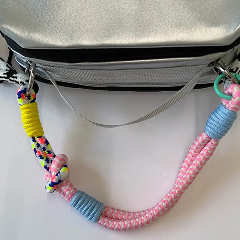 Large Capacity Sports Messenger Bag | Trendy Rope Tote & Shoulder Bag Luxegan