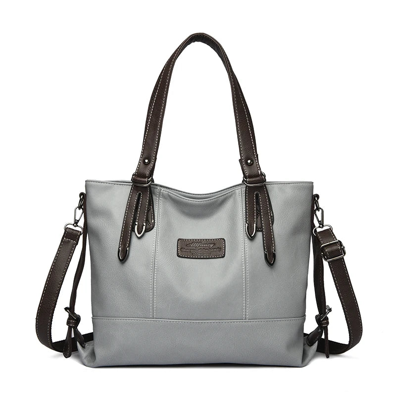 Four Arrows Genuine Brand Luxury Handbag | Top Quality PU Leather Large Shoulder Bag | Designer Crossbody with Sequined Accents & Color-Blocking Strap Luxegan