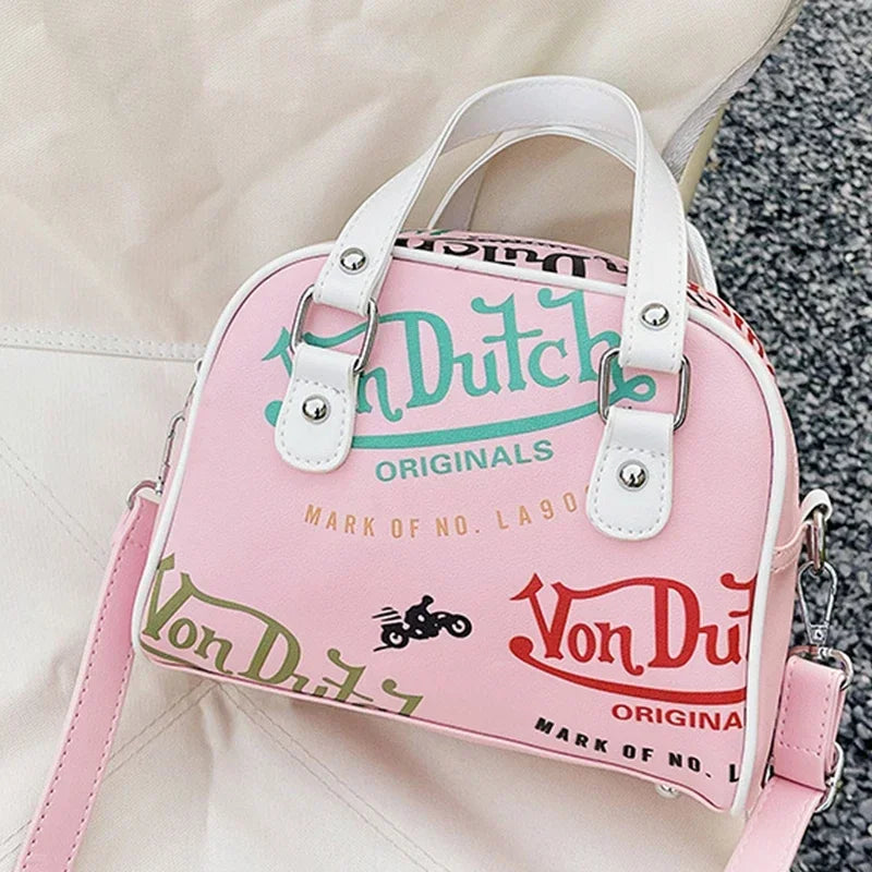 Ladies’ Graffiti Shell Crossbody Bag | Artistic TPU & PU Leather Seashell Handbag | High-Quality Fashion Shoulder Purse for Shopping & Travel Luxegan