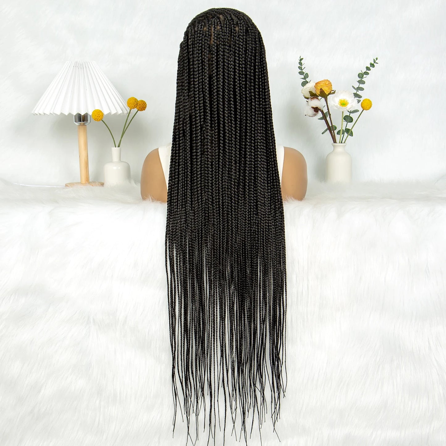 KIMA Fulani Braids Wig | Full Lace Cornrows with Baby Hair Luxegan