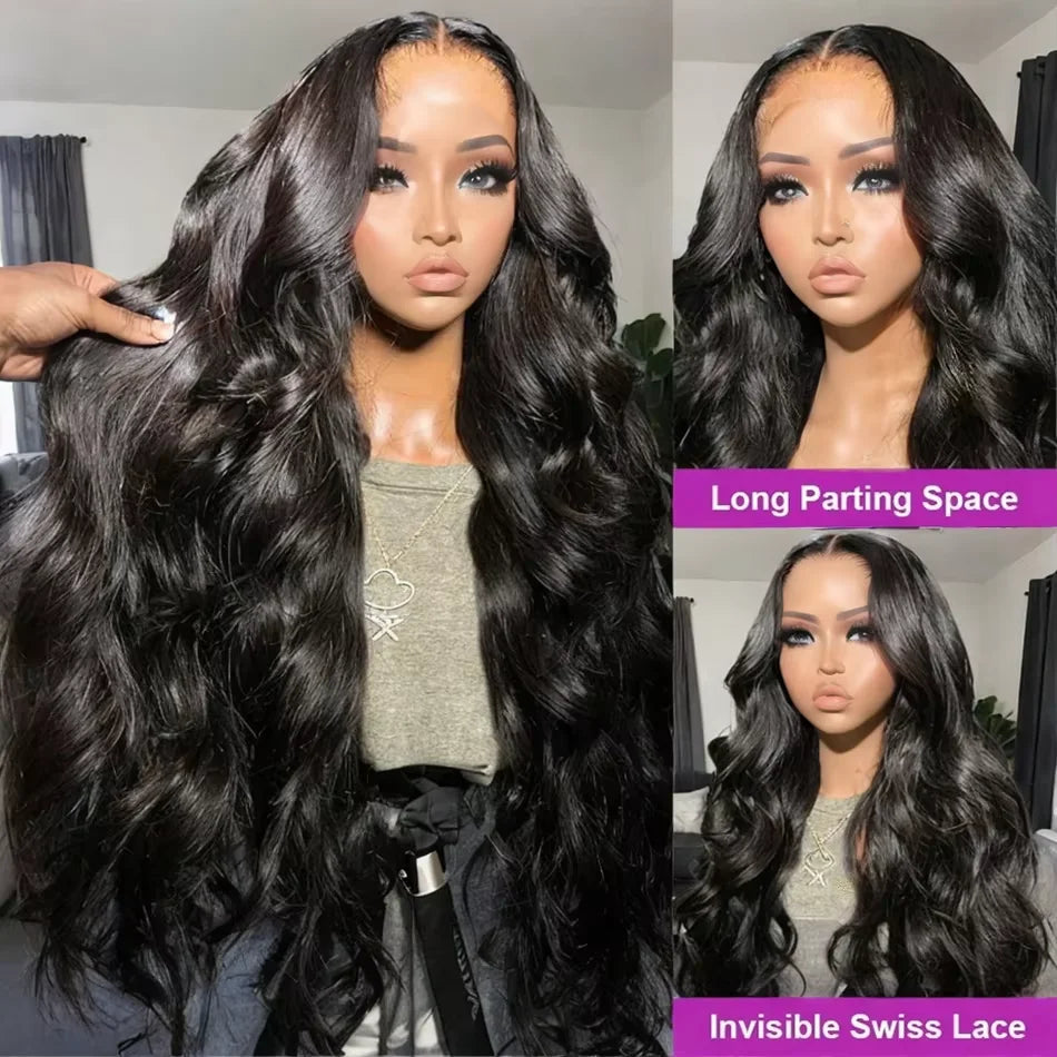 12A Brazilian Hair 36/40 Inch Body Wave 13x4 HD Lace Frontal Wig | Glueless | 100% Raw Human Hair | Ready to Wear Luxegan