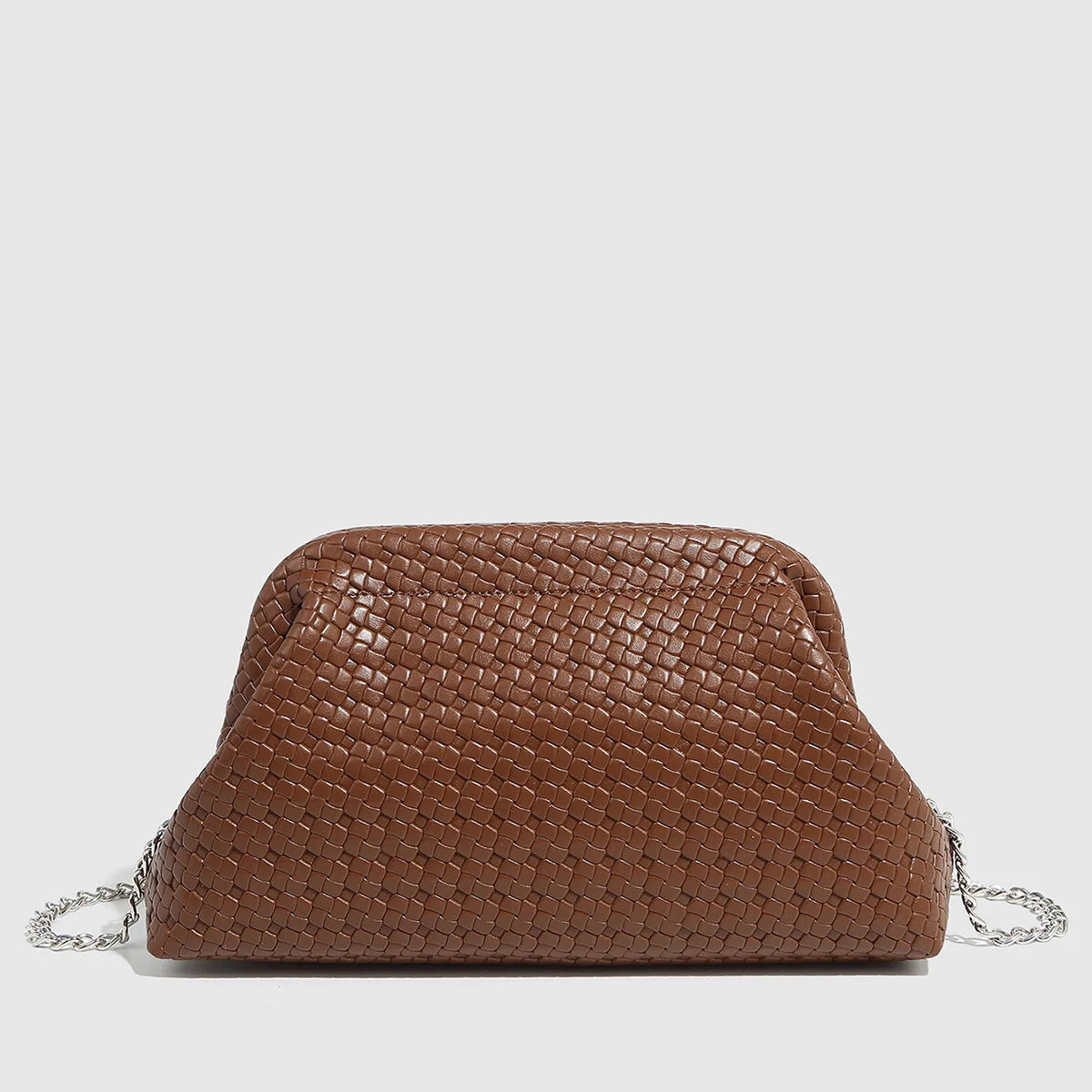 High-End Retro Woven Embossed Handbag | Solid Color Portable Large Capacity Cloud Bag (Dinner Bag, Perfect for Parties, Crossbody) Luxegan