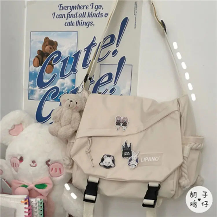 Canvas Diagonal Cross Bag | Youth Fashion Casual Shoulder Bag & Messenger Bag Luxegan