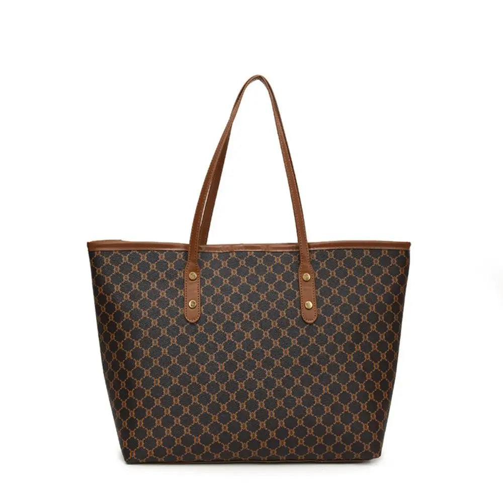 Fashion Women's Handbags | Classic Design Shoulder Bag & Large Capacity Tote Bag (Ladies Casual Commuting Bag) Luxegan