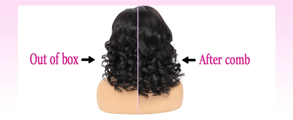 Vietnamese | 100% Human Hair | Bouncy Body Wave | HD Transparent Lace | Glueless | Wear And Go | Pre Plucked | Lace Closure Wigs