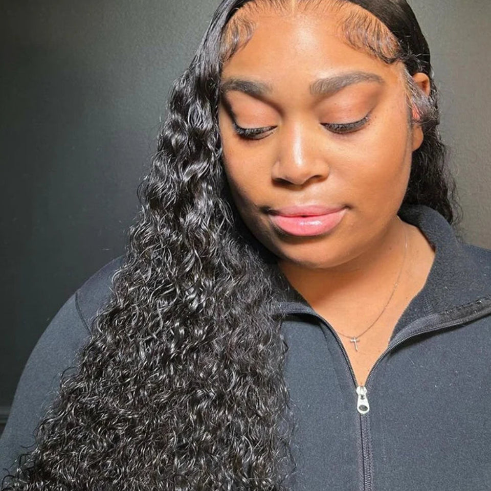 Kinky Curly HD Lace Frontal & Closure | 13x4 / 4x4 Brazilian Remy Human Hair Luxegan