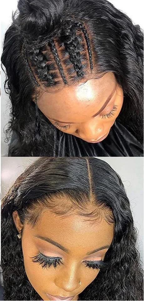 Wear & Go Deep Wave HD Glueless Wig | 6x4 Transparent Lace Peruvian Remy Human Hair (Pre-Plucked & Bleached Knots) Luxegan