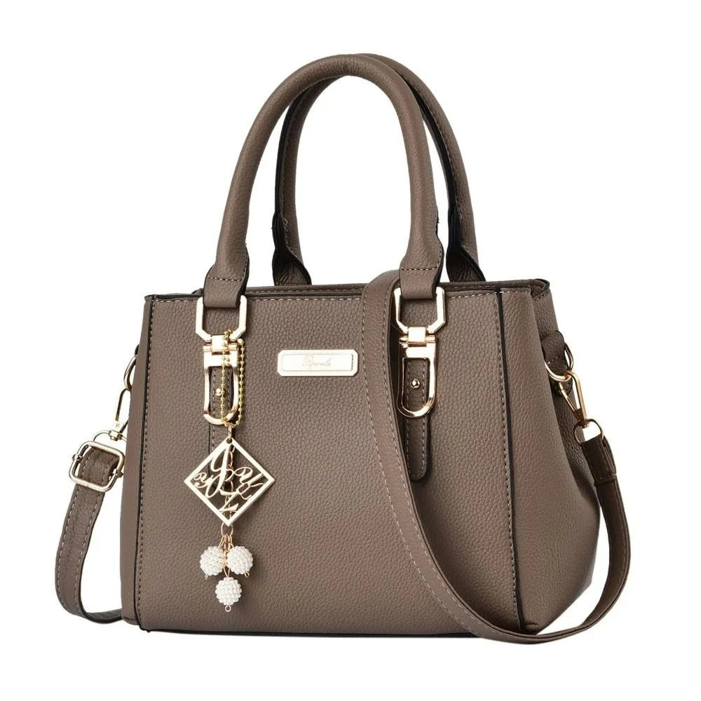 Women’s Casual PU Leather Shoulder Bag | Large Capacity Messenger Handbag | Minimalist Daily Tote & Versatile Crossbody Purse Luxegan