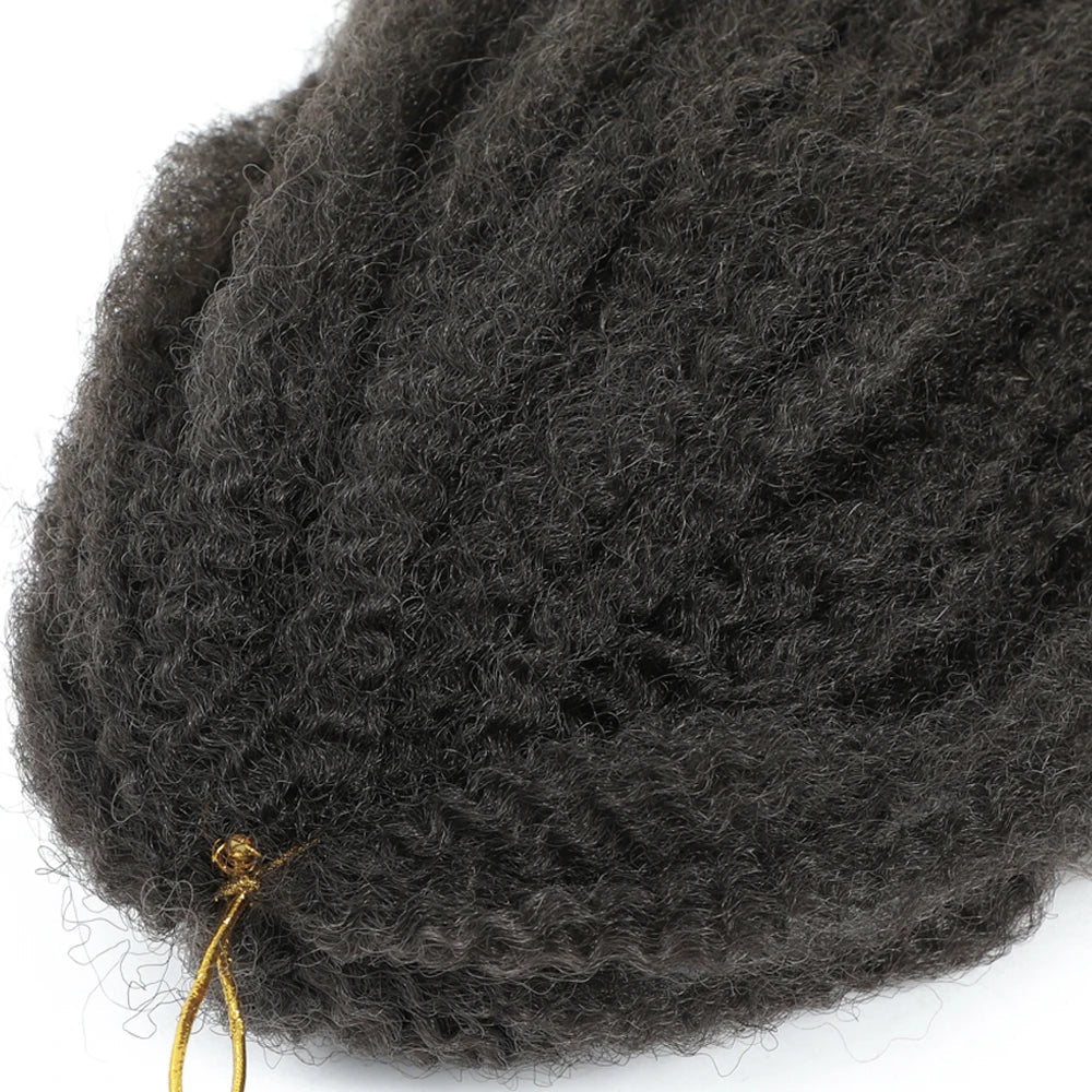 18" Marley Twist Braiding Hair | Crochet Braids | Afro Twist Kinky Hair Extensions | Ombre Colors | 30 Strands/Pack