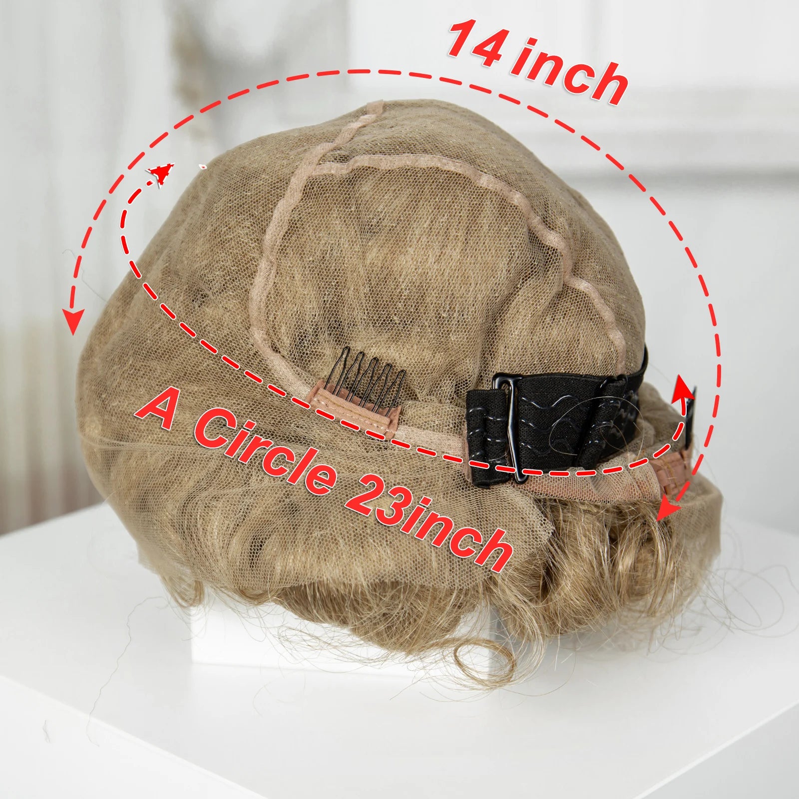 613 Blonde Short Cute Handmade Bantu Knotless Braided Wig | Full Lace Synthetic Wig for Black Women Luxegan