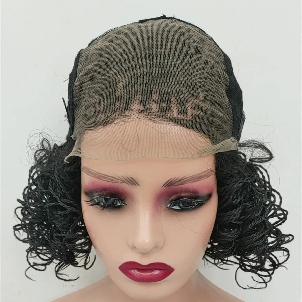 Micro Twist Braided Bob Wig | 5x5 HD Lace | Box Braids | Kanekalon Fiber | Pixie Style | Black Women