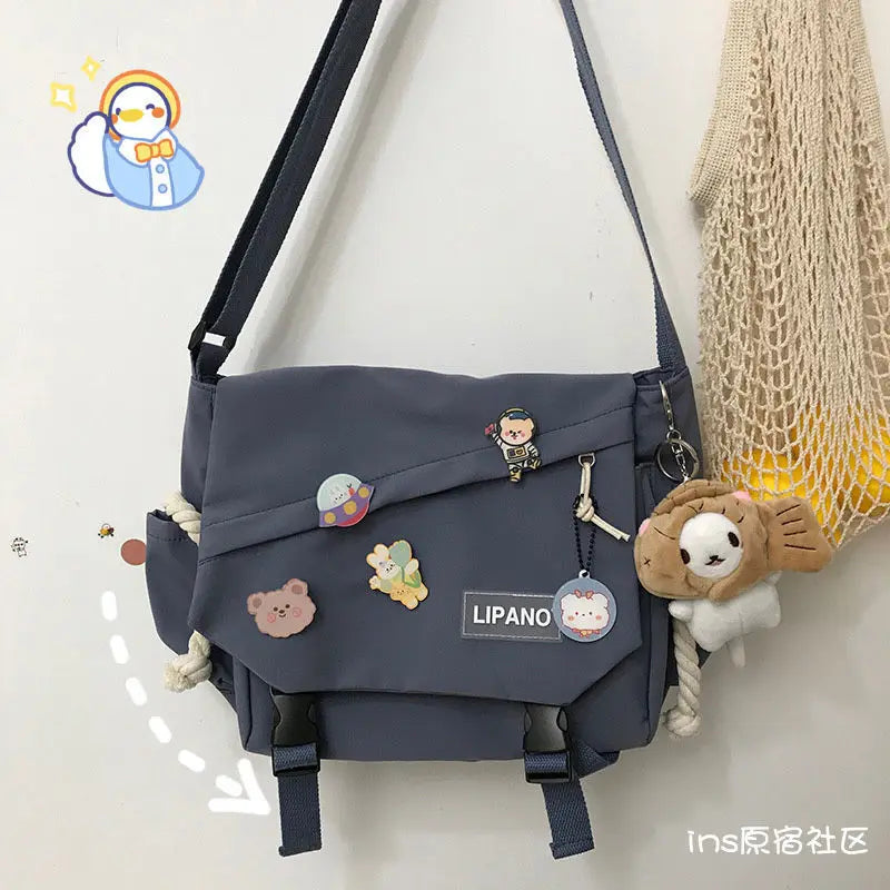 Canvas Diagonal Cross Bag | Youth Fashion Casual Shoulder Bag & Messenger Bag Luxegan