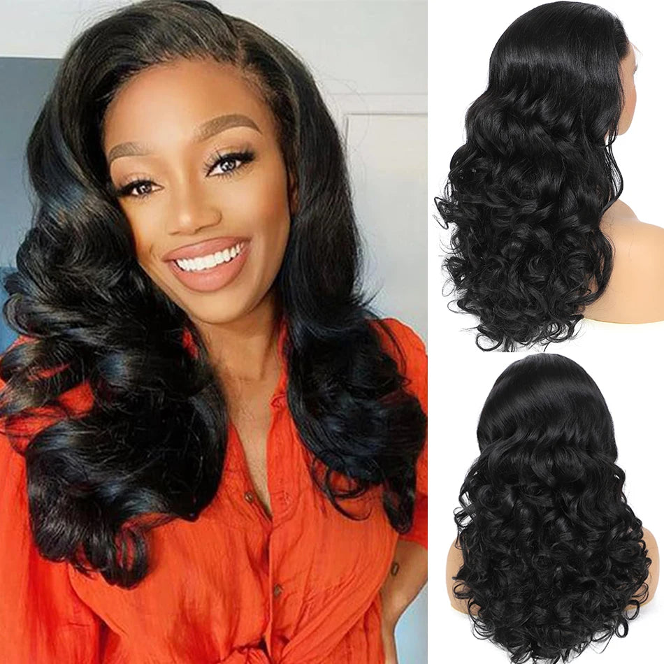 Vietnamese Remy Hair 4x4 Lace Closure Wig | Body Wave | 250% Density | Double Drawn | Glueless | Wear & Go | Natural Black